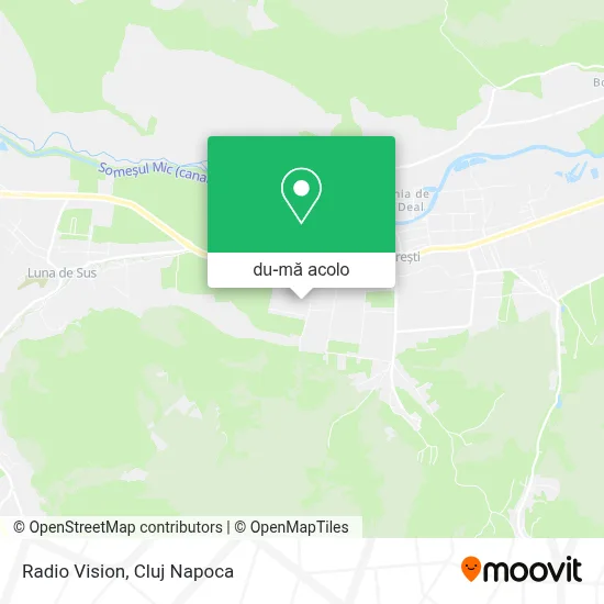 Hartă Radio Vision