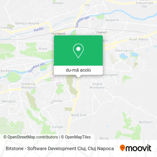 Hartă Bitstone - Software Development Cluj