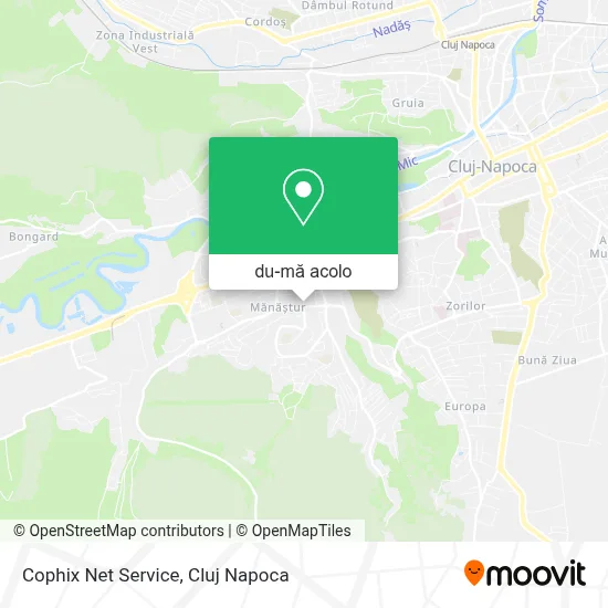 Hartă Cophix Net Service