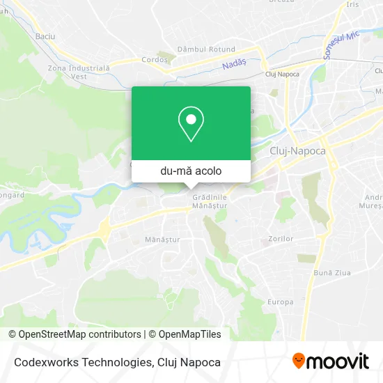 Hartă Codexworks Technologies