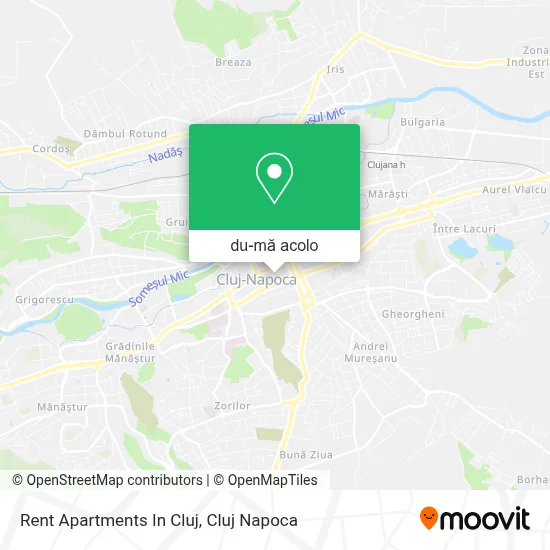 Hartă Rent Apartments In Cluj