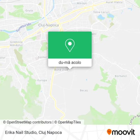 Hartă Erika Nail Studio