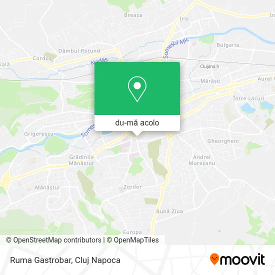 Hartă Ruma Gastrobar