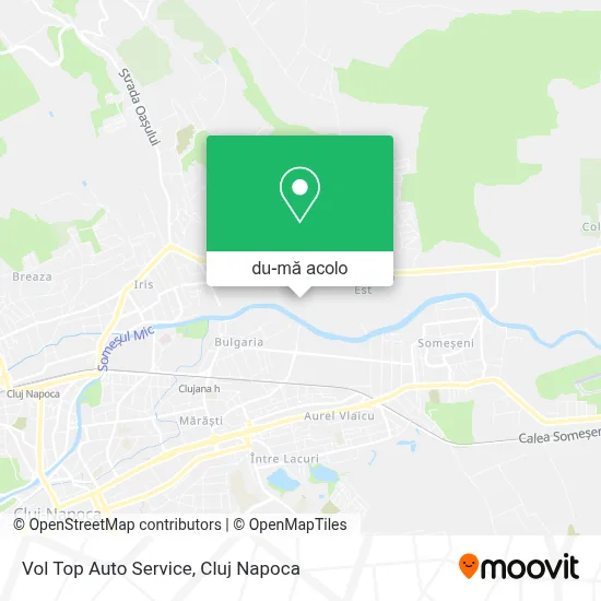 Hartă Vol Top Auto Service
