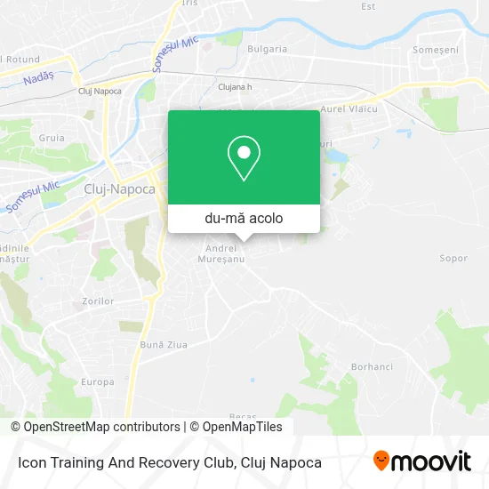Hartă Icon Training And Recovery Club