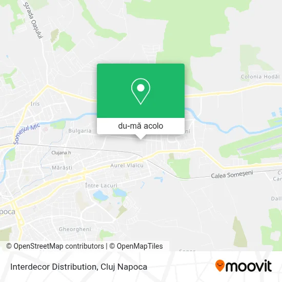 Hartă Interdecor Distribution