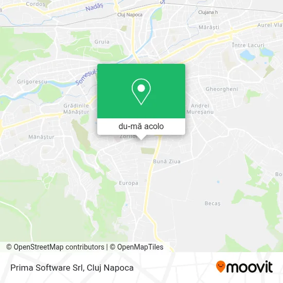 Hartă Prima Software Srl