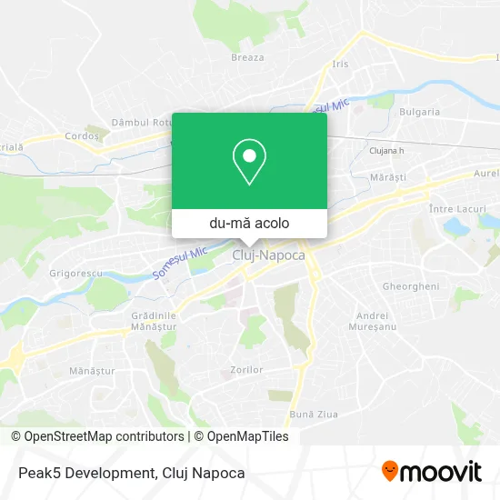 Hartă Peak5 Development