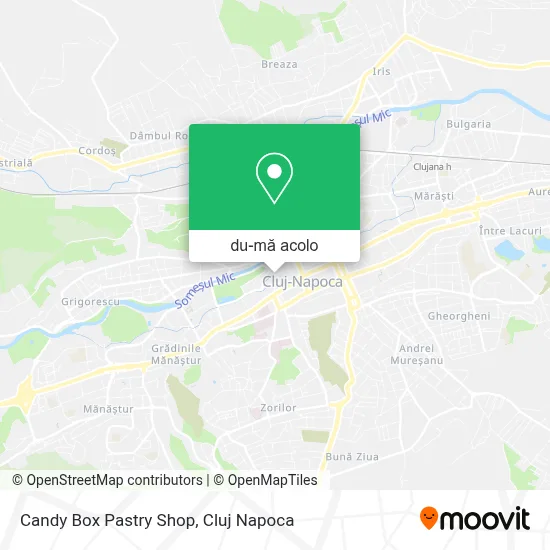 Hartă Candy Box Pastry Shop