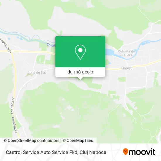 Hartă Castrol Service Auto Service Fkd