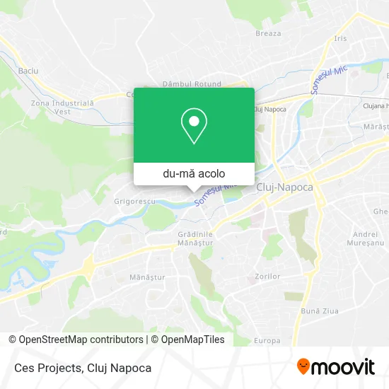 Hartă Ces Projects