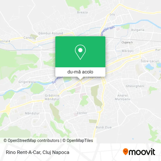 Hartă Rino Rent-A-Car