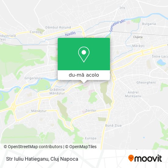 Hartă Str Iuliu Hatieganu