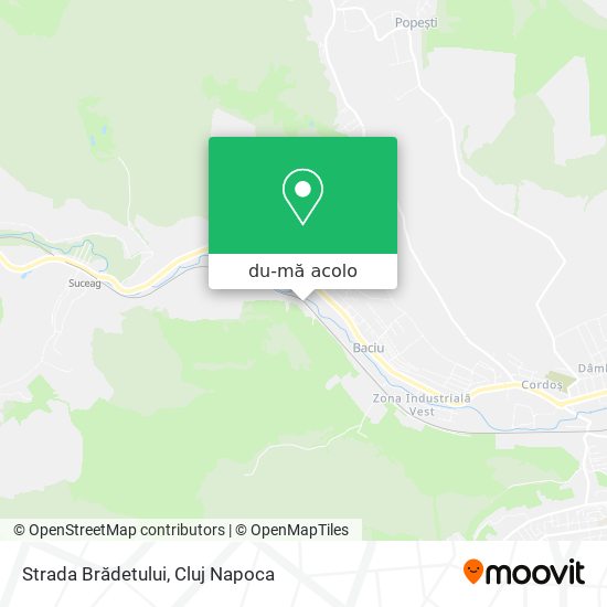 Hartă Strada Brădetului