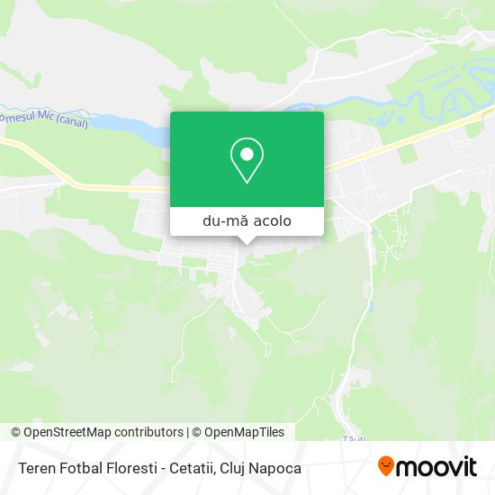 Hartă Teren Fotbal Floresti - Cetatii