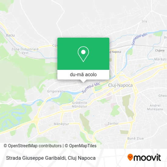 Hartă Strada Giuseppe Garibaldi