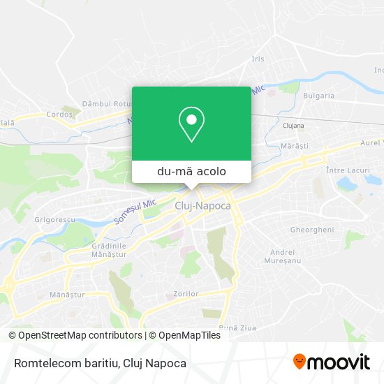 Hartă Romtelecom baritiu