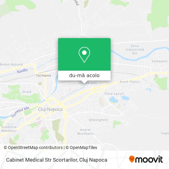 Hartă Cabinet Medical Str Scortarilor