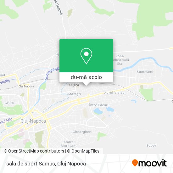 Hartă sala de sport Samus