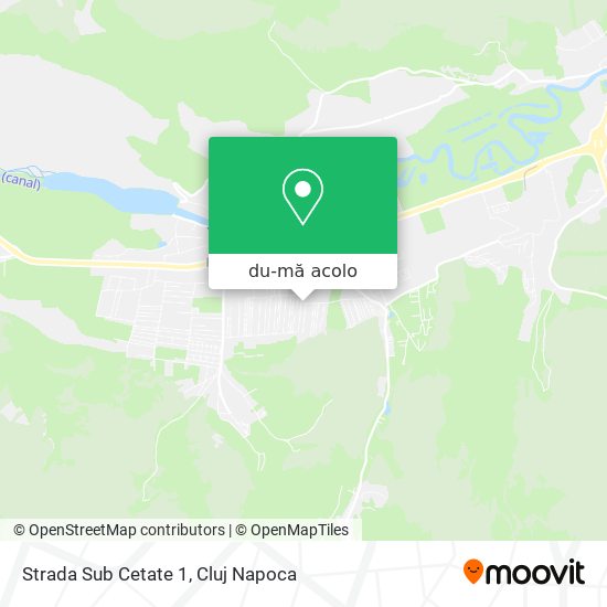 Hartă Strada Sub Cetate 1