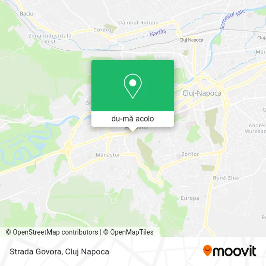 Hartă Strada Govora