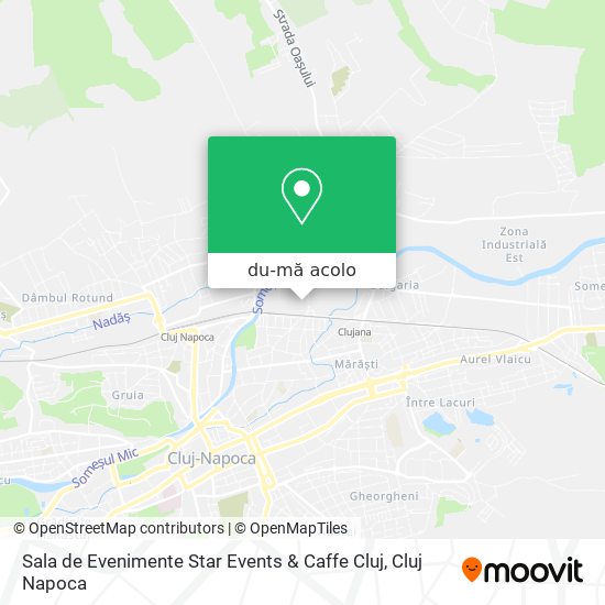 Hartă Sala de Evenimente Star Events & Caffe Cluj