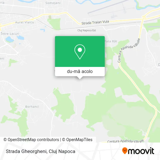 Hartă Strada Gheorgheni