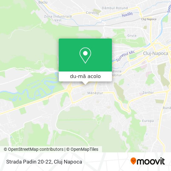 Hartă Strada Padin 20-22