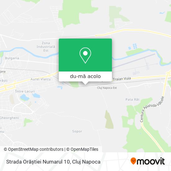 Hartă Strada Orăștiei Numarul 10