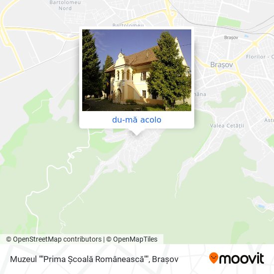 Hartă Muzeul ""Prima Școală Românească""