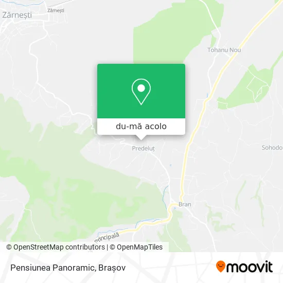 Hartă Pensiunea Panoramic