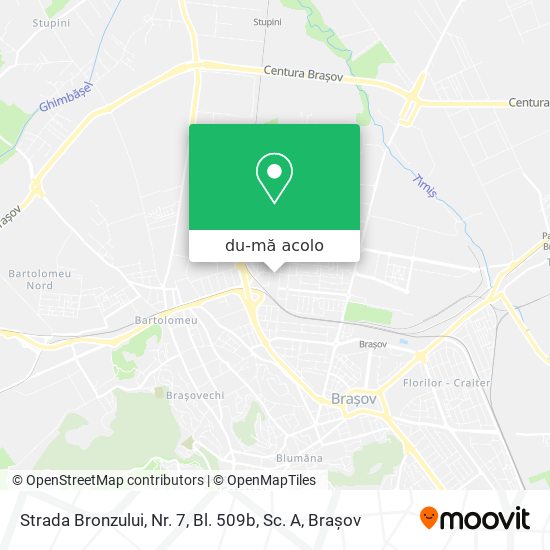 Hartă Strada Bronzului, Nr. 7, Bl. 509b, Sc. A