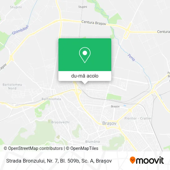 Hartă Strada Bronzului, Nr. 7, Bl. 509b, Sc. A