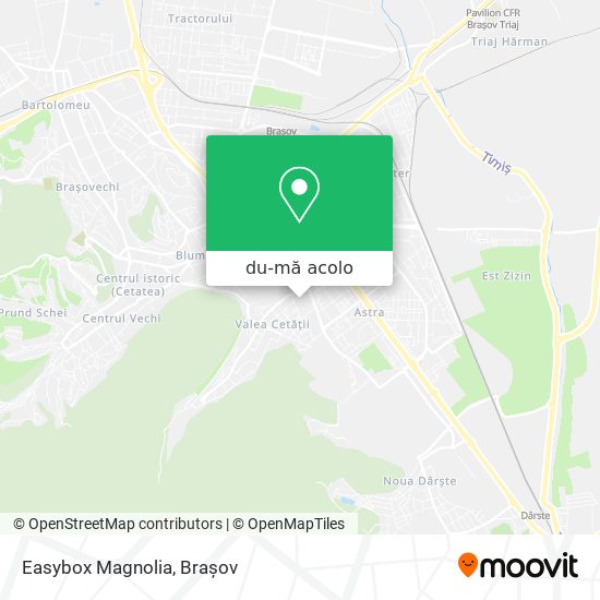 Hartă Easybox Magnolia