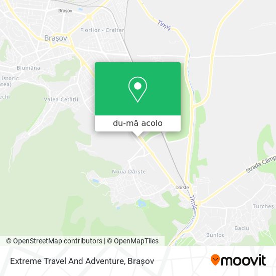 Hartă Extreme Travel And Adventure
