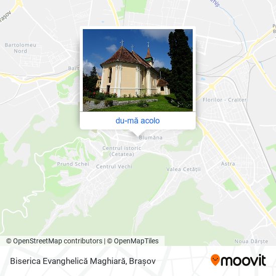 Hartă Biserica Evanghelică Maghiară