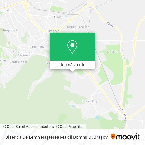 Hartă Biserica De Lemn Nașterea Maicii Domnului