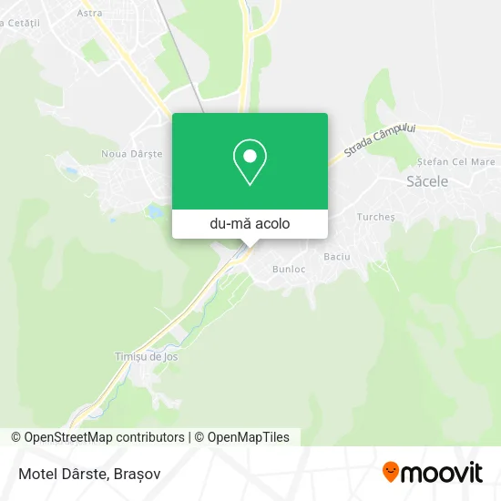 Hartă Motel Dârste