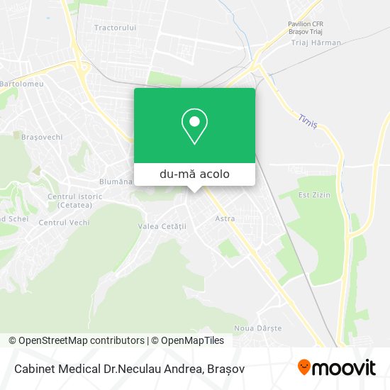Hartă Cabinet Medical Dr.Neculau Andrea