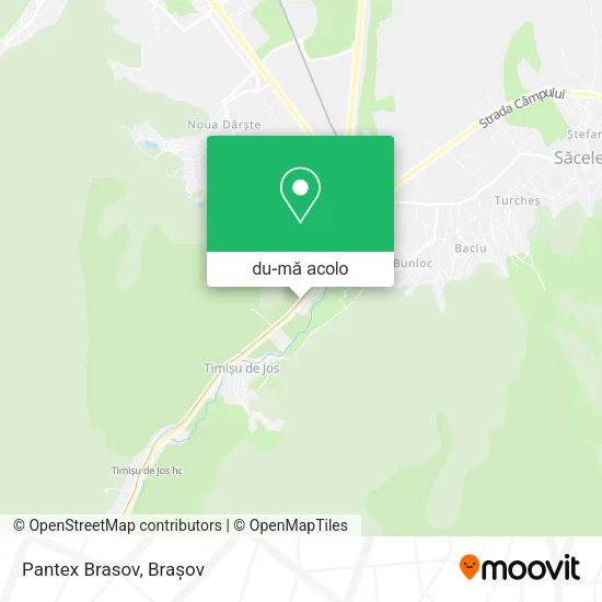 Hartă Pantex Brasov