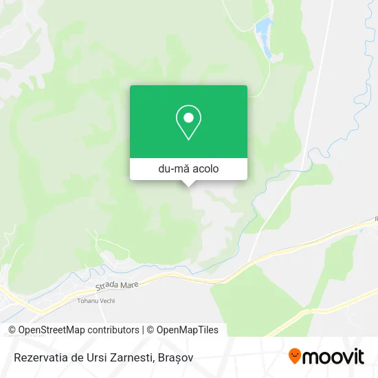 Hartă Rezervatia de Ursi Zarnesti