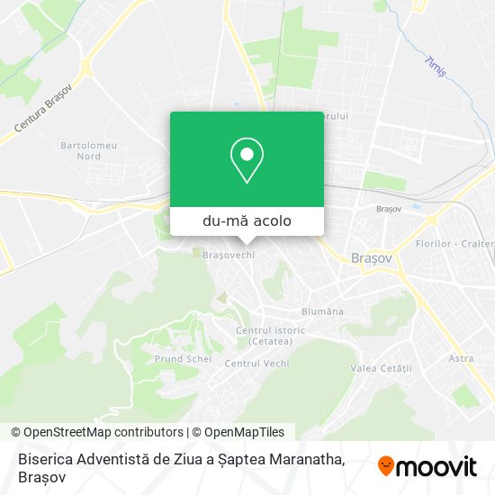 Hartă Biserica Adventistă de Ziua a Șaptea  Maranatha