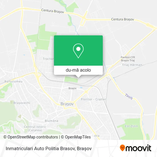 Hartă Inmatriculari Auto Politia Brasov