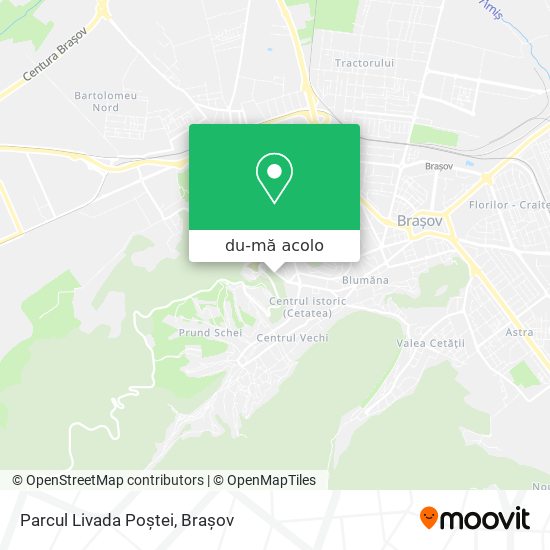 Hartă Parcul Livada Poștei