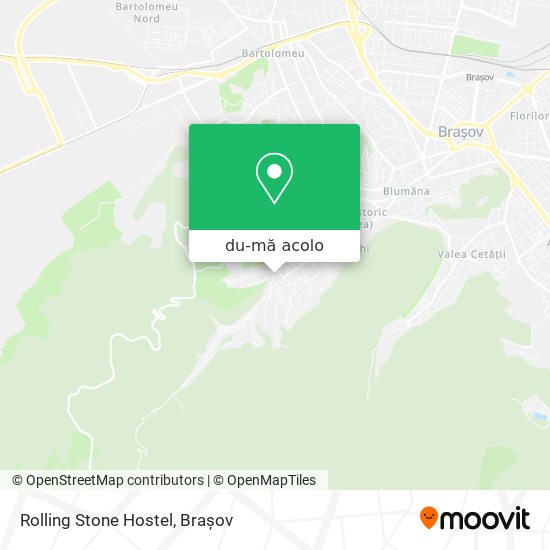 Hartă Rolling Stone Hostel
