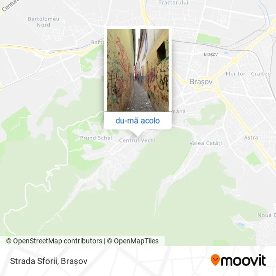 Hartă Strada Sforii
