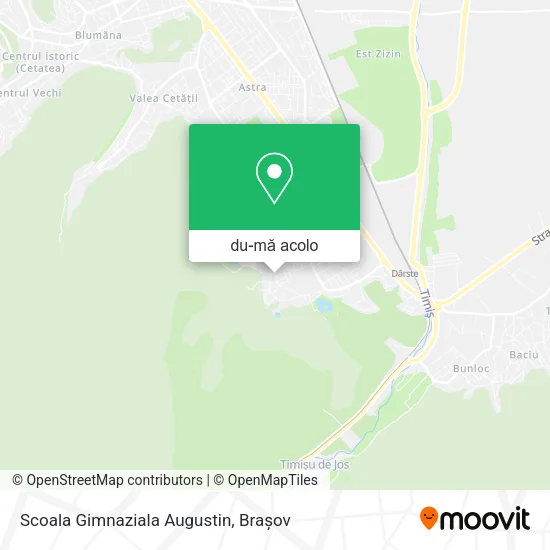 Hartă Scoala Gimnaziala Augustin