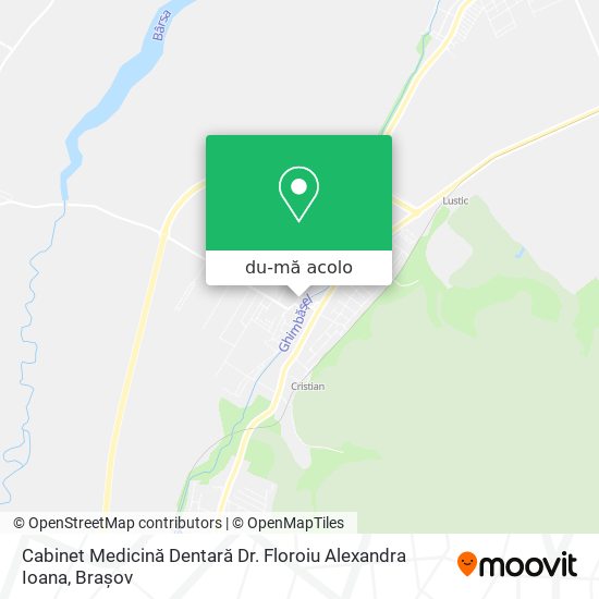 Hartă Cabinet Medicină Dentară Dr. Floroiu Alexandra Ioana