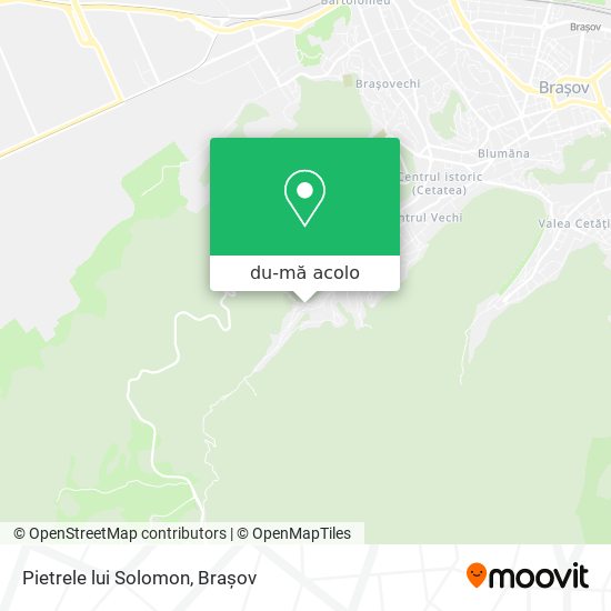 Hartă Pietrele lui Solomon