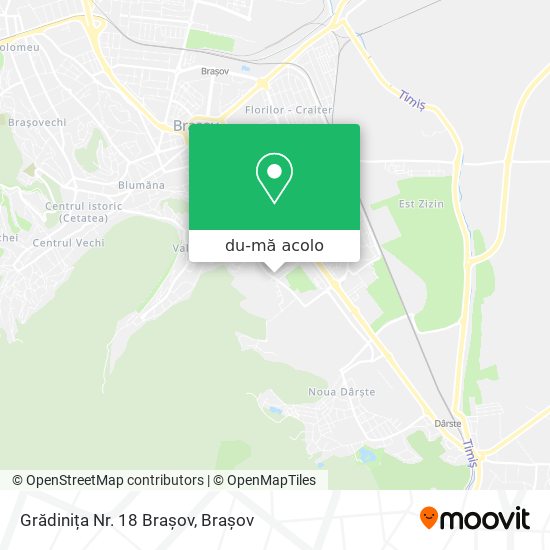 Hartă Grădinița Nr. 18 Brașov